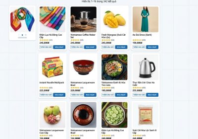 Giao diện Website Bán Hàng Online