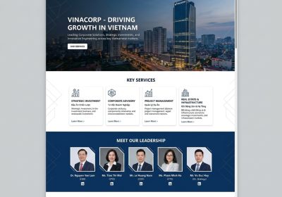 Giao diện Website Doanh Nghiệp