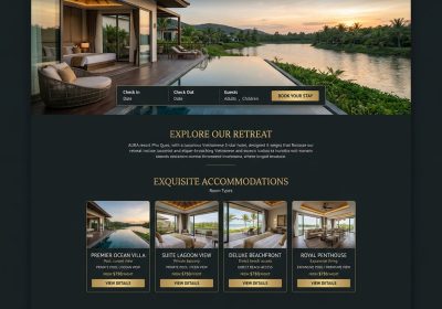 Giao diện Website Khách Sạn